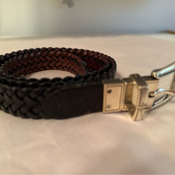 2 tone leather belt - Picture 2 of 8